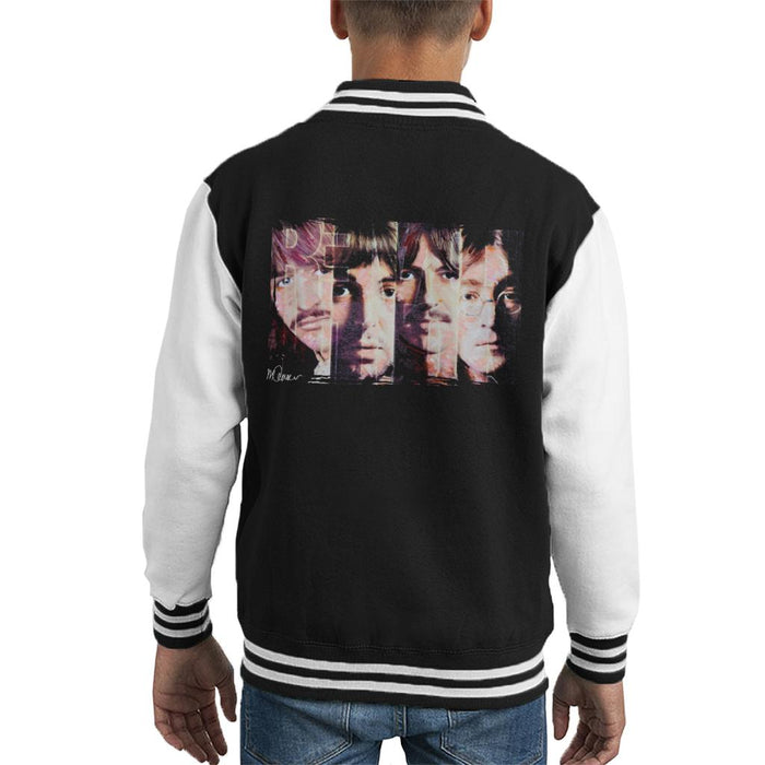 Sidney Maurer Original Portrait Of The Beatles Revolution Kid's Varsity Jacket