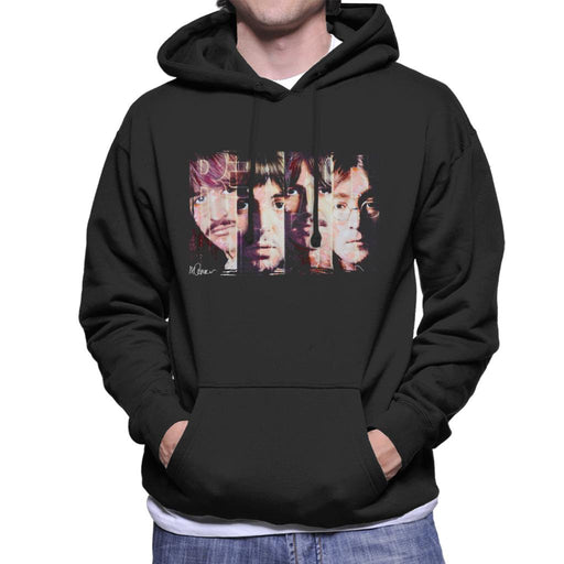 Sidney Maurer Original Portrait Of The Beatles Revolution Men's Hooded Sweatshirt