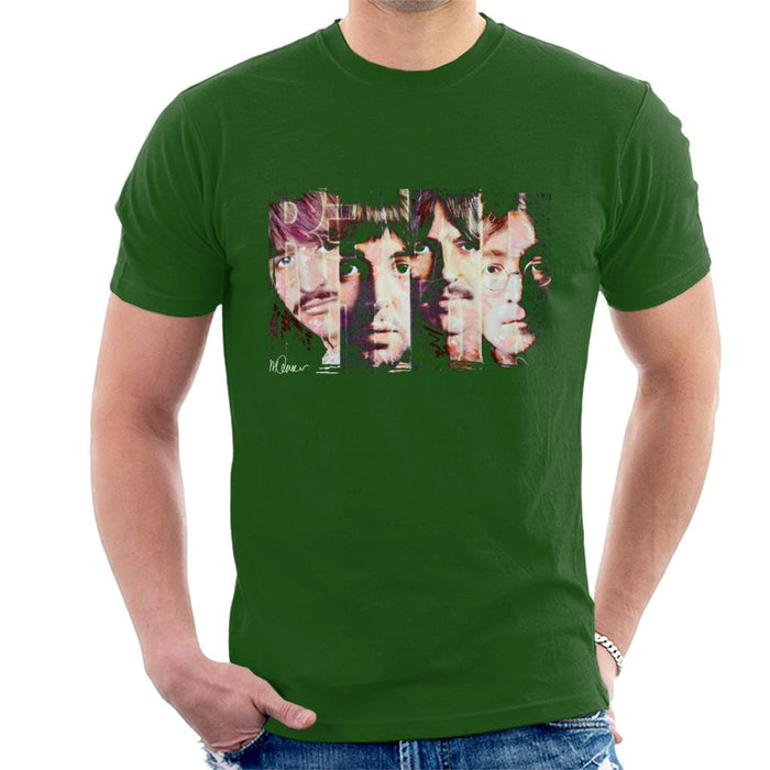 Sidney Maurer Original Portrait Of The Beatles Revolution Men's T-Shirt