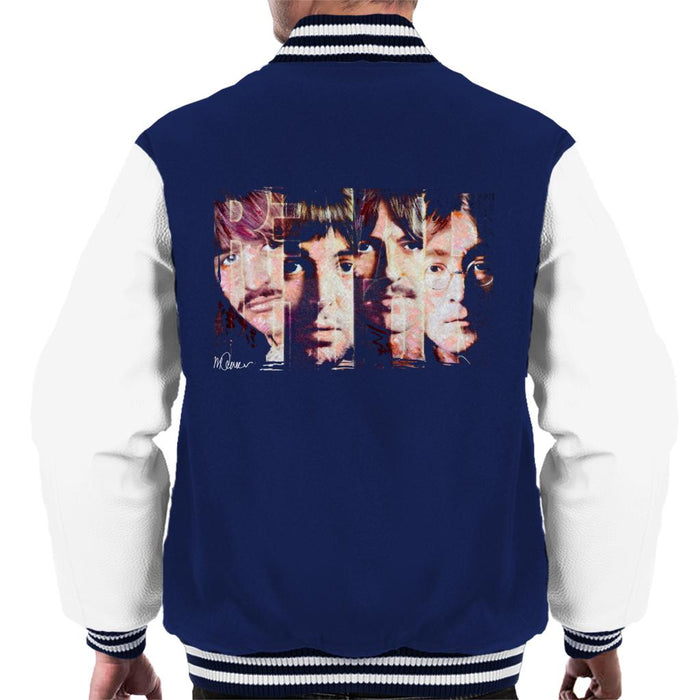 Sidney Maurer Original Portrait Of The Beatles Revolution Men's Varsity Jacket