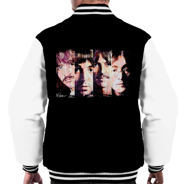 Sidney Maurer Original Portrait Of The Beatles Revolution Men's Varsity Jacket