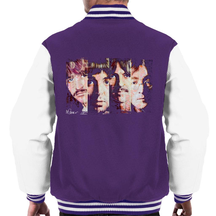 Sidney Maurer Original Portrait Of The Beatles Revolution Men's Varsity Jacket