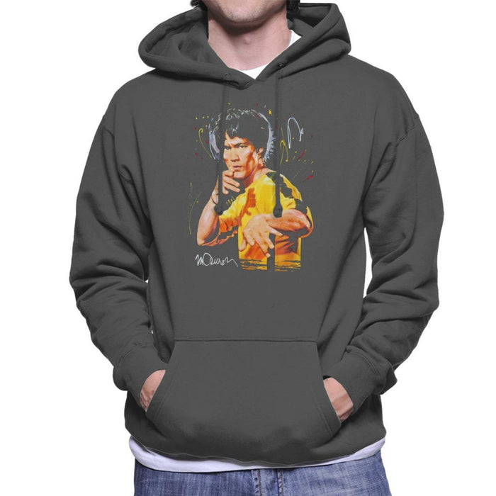 Sidney Maurer Original Portrait Of Bruce Lee Game Of Death Mens Hooded Sweatshirt - Mens Hooded Sweatshirt