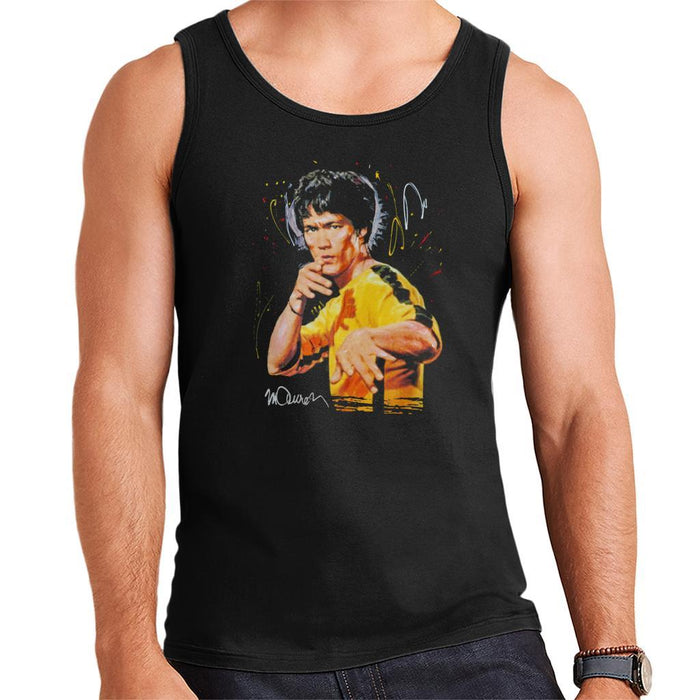 Sidney Maurer Original Portrait Of Bruce Lee Game Of Death Mens Vest - Mens Vest