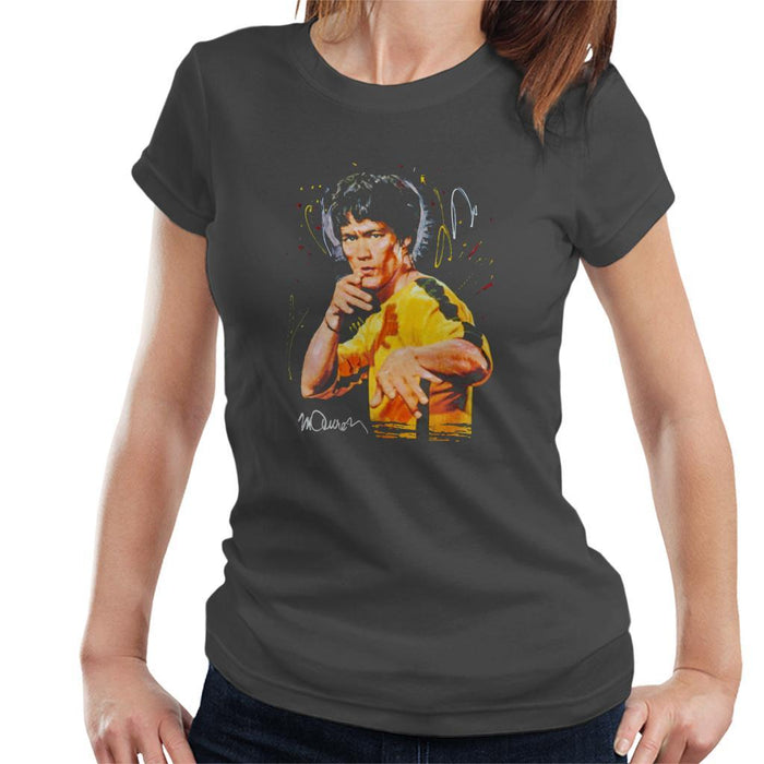 Sidney Maurer Original Portrait Of Bruce Lee Game Of Death Womens T-Shirt - Womens T-Shirt