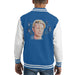 Sidney Maurer Original Portrait Of David Bowie Live Kids Varsity Jacket - X-Small (3-4 yrs) / Royal/White - Kids Boys Varsity Jacket