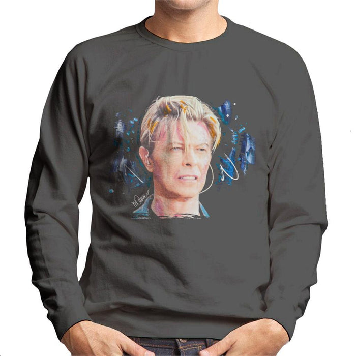 Sidney Maurer Original Portrait Of David Bowie Live Mens Sweatshirt - Mens Sweatshirt