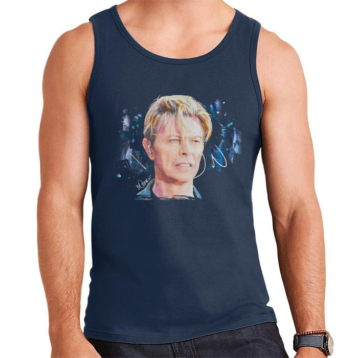 Sidney Maurer Original Portrait Of David Bowie Live Mens Vest - Mens Vest