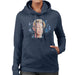 Sidney Maurer Original Portrait Of David Bowie Live Womens Hooded Sweatshirt - Womens Hooded Sweatshirt