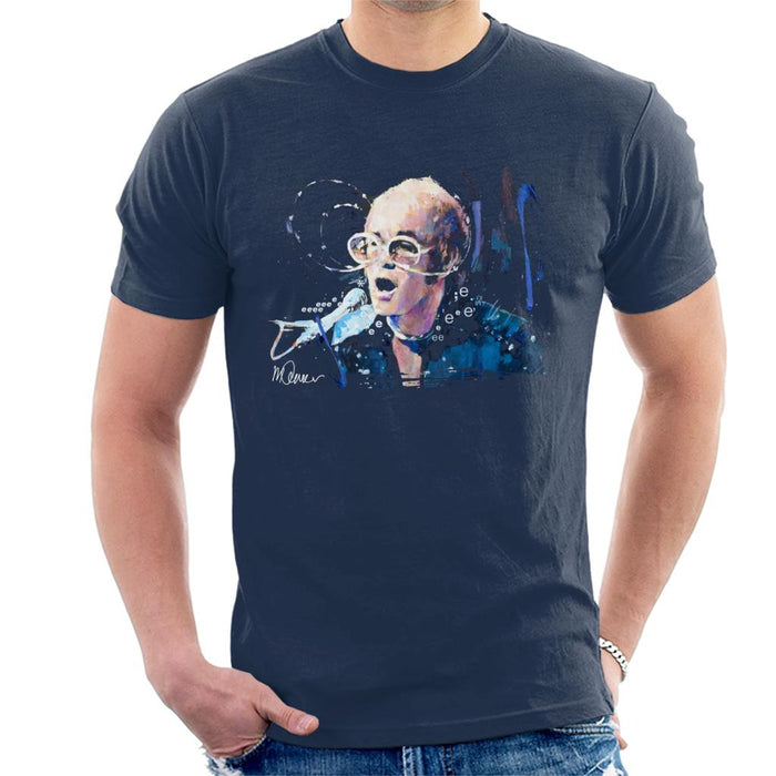 Sidney Maurer Original Portrait Of Elton John May Sunglasses Men's T-Shirt