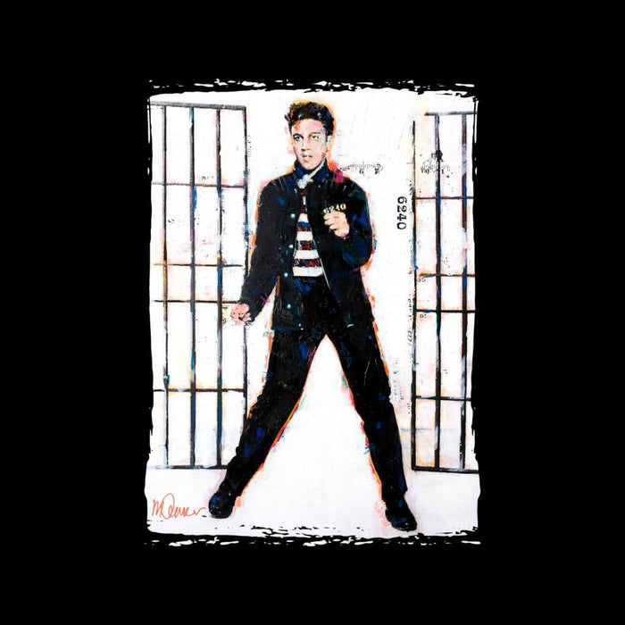 Sidney Maurer Original Portrait Of Elvis Presley Jailhouse Rock Kids Sweatshirt - Kids Boys Sweatshirt