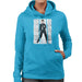Sidney Maurer Original Portrait Of Elvis Presley Jailhouse Rock Womens Hooded Sweatshirt - Womens Hooded Sweatshirt