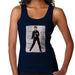 Sidney Maurer Original Portrait Of Elvis Presley Jailhouse Rock Womens Vest - Small / Navy Blue - Womens Vest