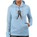 Sidney Maurer Original Portrait Of Elvis Presley Dark Jailhouse Rock Womens Hooded Sweatshirt - Womens Hooded Sweatshirt