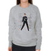 Sidney Maurer Original Portrait Of Elvis Presley Dark Jailhouse Rock Womens Sweatshirt - Womens Sweatshirt