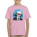 Sidney Maurer Original Portrait Of Karl Lagerfeld Kids T-Shirt - X-Small (3-4 yrs) / Light Pink - Kids Boys T-Shirt