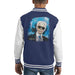 Sidney Maurer Original Portrait Of Karl Lagerfeld Kids Varsity Jacket - Kids Boys Varsity Jacket