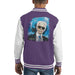 Sidney Maurer Original Portrait Of Karl Lagerfeld Kids Varsity Jacket - Kids Boys Varsity Jacket
