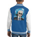 Sidney Maurer Original Portrait Of Karl Lagerfeld Kids Varsity Jacket - X-Small (3-4 yrs) / Royal/White - Kids Boys Varsity Jacket
