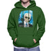 Sidney Maurer Original Portrait Of Karl Lagerfeld Mens Hooded Sweatshirt - Mens Hooded Sweatshirt