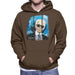 Sidney Maurer Original Portrait Of Karl Lagerfeld Mens Hooded Sweatshirt - Mens Hooded Sweatshirt