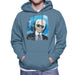 Sidney Maurer Original Portrait Of Karl Lagerfeld Mens Hooded Sweatshirt - Mens Hooded Sweatshirt