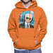 Sidney Maurer Original Portrait Of Karl Lagerfeld Mens Hooded Sweatshirt - Mens Hooded Sweatshirt