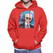 Sidney Maurer Original Portrait Of Karl Lagerfeld Mens Hooded Sweatshirt - Mens Hooded Sweatshirt