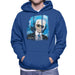 Sidney Maurer Original Portrait Of Karl Lagerfeld Mens Hooded Sweatshirt - Mens Hooded Sweatshirt