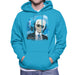 Sidney Maurer Original Portrait Of Karl Lagerfeld Mens Hooded Sweatshirt - Mens Hooded Sweatshirt