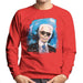 Sidney Maurer Original Portrait Of Karl Lagerfeld Mens Sweatshirt - Mens Sweatshirt