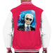 Sidney Maurer Original Portrait Of Karl Lagerfeld Mens Varsity Jacket - Mens Varsity Jacket
