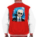 Sidney Maurer Original Portrait Of Karl Lagerfeld Mens Varsity Jacket - Mens Varsity Jacket