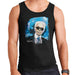 Sidney Maurer Original Portrait Of Karl Lagerfeld Mens Vest - Mens Vest