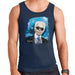 Sidney Maurer Original Portrait Of Karl Lagerfeld Mens Vest - Mens Vest