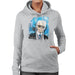 Sidney Maurer Original Portrait Of Karl Lagerfeld Womens Hooded Sweatshirt - Womens Hooded Sweatshirt