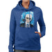 Sidney Maurer Original Portrait Of Karl Lagerfeld Womens Hooded Sweatshirt - Womens Hooded Sweatshirt