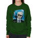 Sidney Maurer Original Portrait Of Karl Lagerfeld Womens Sweatshirt - Womens Sweatshirt