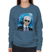 Sidney Maurer Original Portrait Of Karl Lagerfeld Womens Sweatshirt - Womens Sweatshirt