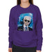 Sidney Maurer Original Portrait Of Karl Lagerfeld Womens Sweatshirt - Womens Sweatshirt