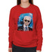 Sidney Maurer Original Portrait Of Karl Lagerfeld Womens Sweatshirt - Womens Sweatshirt
