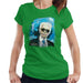 Sidney Maurer Original Portrait Of Karl Lagerfeld Womens T-Shirt - Womens T-Shirt