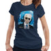 Sidney Maurer Original Portrait Of Karl Lagerfeld Womens T-Shirt - Womens T-Shirt