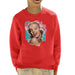 Sidney Maurer Original Portrait Of Marilyn Monroe Lipstick Kids Sweatshirt - Kids Boys Sweatshirt