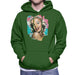 Sidney Maurer Original Portrait Of Marilyn Monroe Lipstick Mens Hooded Sweatshirt - Mens Hooded Sweatshirt