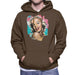 Sidney Maurer Original Portrait Of Marilyn Monroe Lipstick Mens Hooded Sweatshirt - Mens Hooded Sweatshirt
