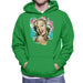 Sidney Maurer Original Portrait Of Marilyn Monroe Lipstick Mens Hooded Sweatshirt - Mens Hooded Sweatshirt