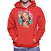 Sidney Maurer Original Portrait Of Marilyn Monroe Lipstick Mens Hooded Sweatshirt - Mens Hooded Sweatshirt