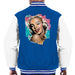 Sidney Maurer Original Portrait Of Marilyn Monroe Lipstick Mens Varsity Jacket - Small / Royal/White - Mens Varsity Jacket