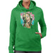 Sidney Maurer Original Portrait Of Marilyn Monroe Lipstick Womens Hooded Sweatshirt - Womens Hooded Sweatshirt